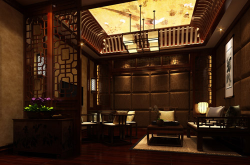 中式茶樓設(shè)計(jì)效果圖