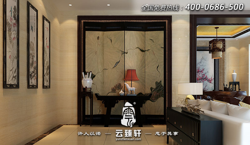 常州古樸簡約的復(fù)式樓中式設(shè)計(jì)效果圖