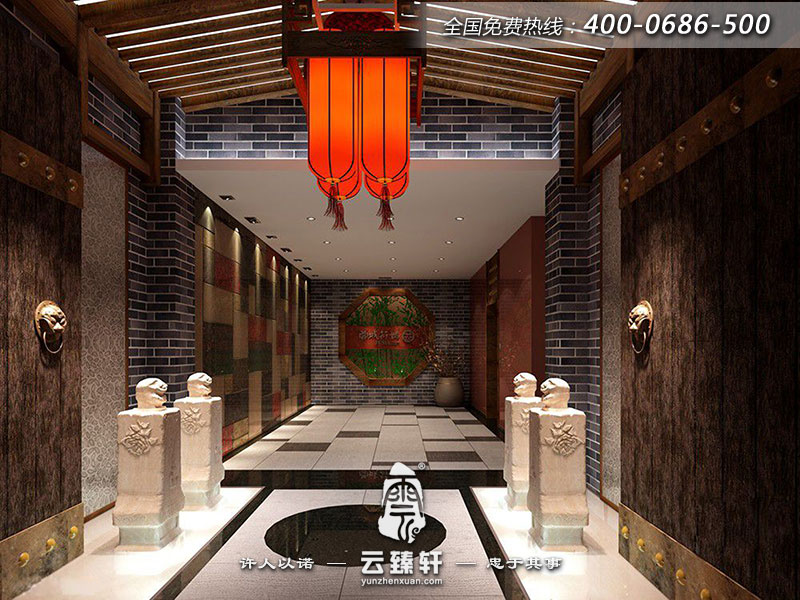 仿古飯店門頭設(shè)計(jì)效果圖