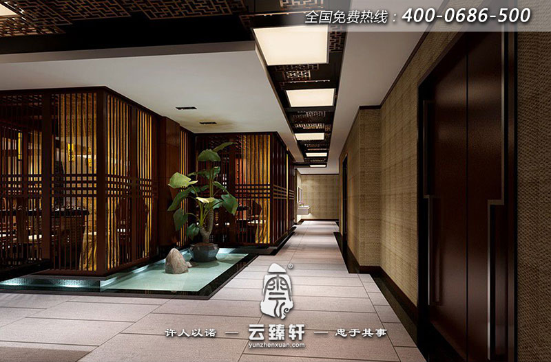 飯店中式走廊設(shè)計(jì)效果圖