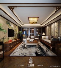 高端上檔次的精品小戶型中式裝修