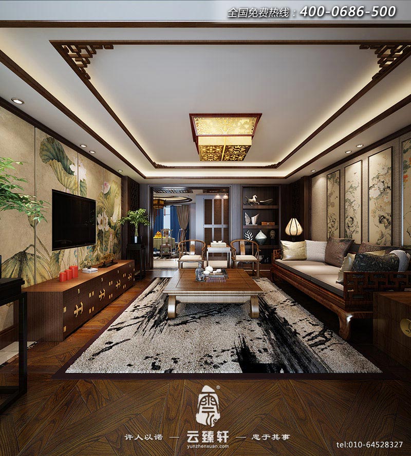 簡(jiǎn)約中式裝修效果圖