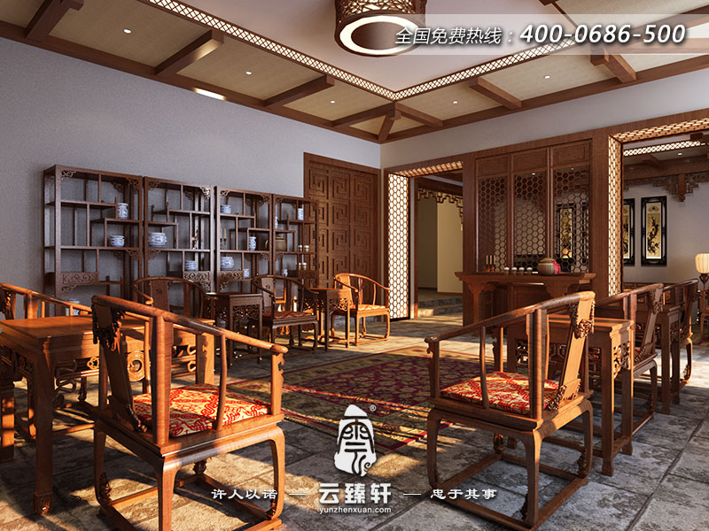 古典中式設(shè)計元素效果圖