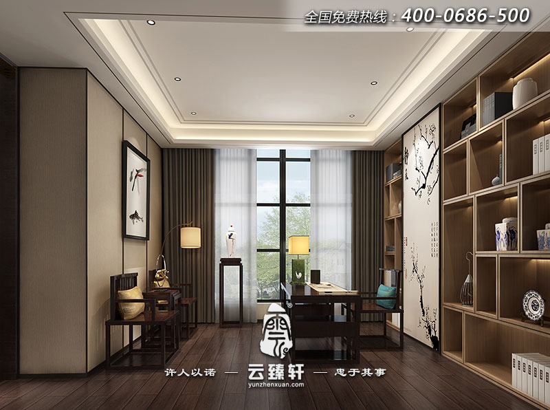 新中式細節(jié)裝飾效果圖