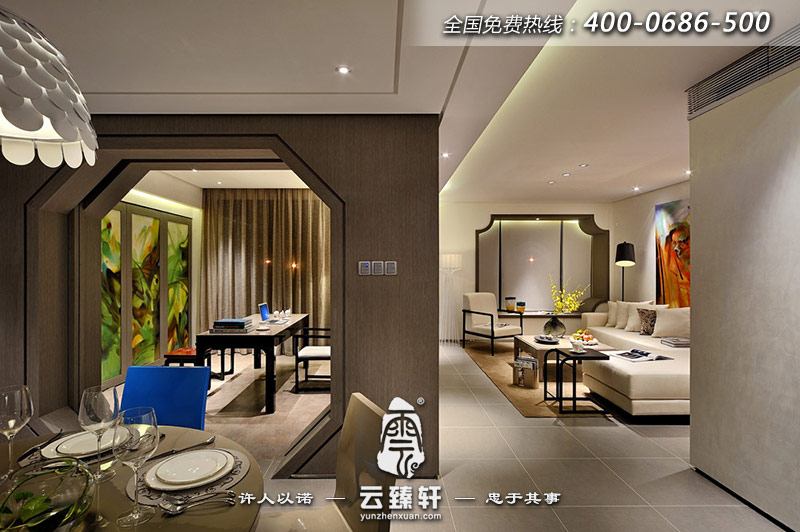 新中式家居設(shè)計(jì)效果圖