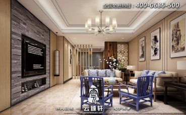 北京現(xiàn)代中式客廳裝修多少錢一平米？