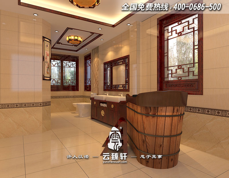 中式衛(wèi)生間設(shè)計(jì)效果圖
